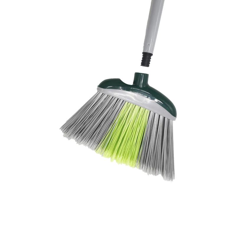 CLEAN WORLD Household Brush Angle Broom for Garages, Courtyard, Sidewalks, Decks and Outdoor Surfaces with High Quality