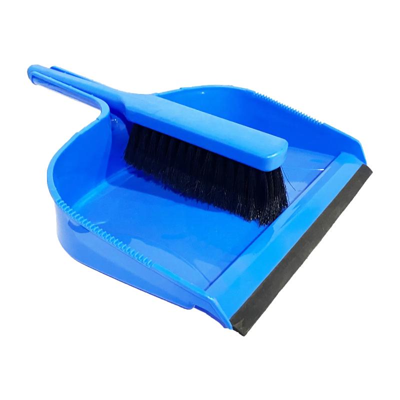 CLEAN WORLD Factory Wholesale Desk Dust Picker Dustpan and Brush Set Small broom with attached dust pan
