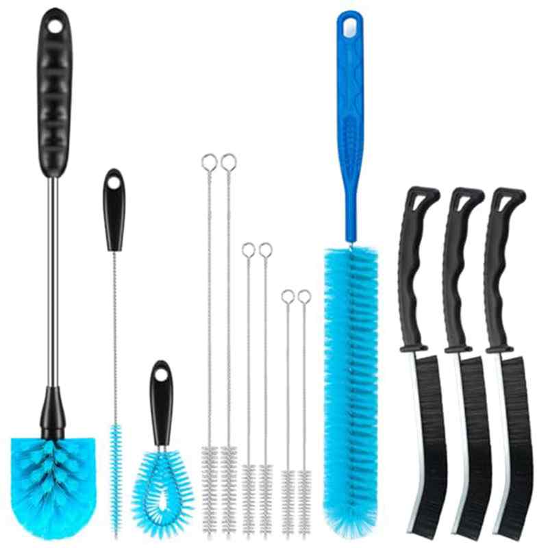 CLEAN WORLD 4 Pieces Dryer Vent Cleaner Kit‌ Professional ‌Air Conditioner Brush‌ Flexible Cleaning Tools‌ for ‌Lint Trap