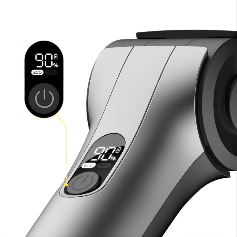 CLEAN WORLD Bathroom Brush, Cordless Electric Spin Scrubber, Adjustable Angle, Extendable Handle, Smart Display, IPX7 Waterproof, Powerful Cleaning Scrubber with 8 Replaceable Brush Heads, for Bathtub, Bathroom, Tile