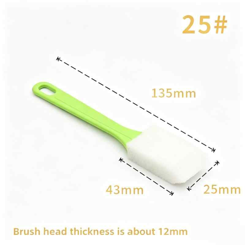 CLEAN WORLD Household Brush Plastic Handle Premium Flat Sponge Brush Versatile Tool for Cleaning & Painting