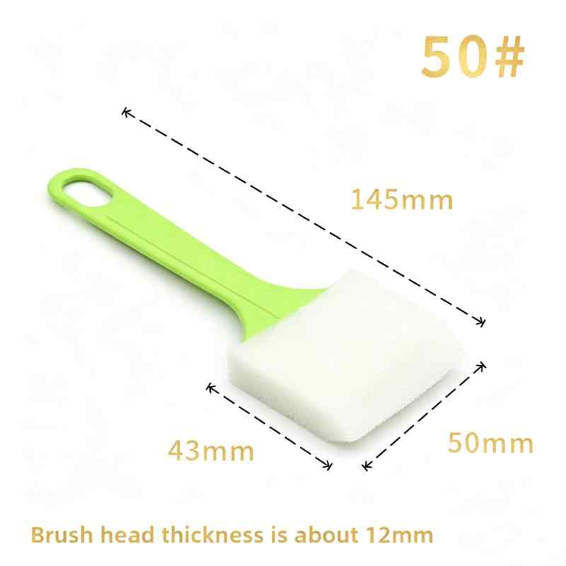 CLEAN WORLD Household Brush Plastic Handle Premium Flat Sponge Brush Versatile Tool for Cleaning & Painting