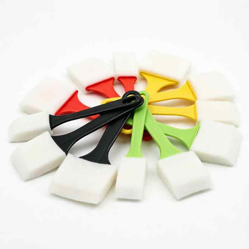 CLEAN WORLD Household Brush Plastic Handle Premium Flat Sponge Brush Versatile Tool for Cleaning & Painting