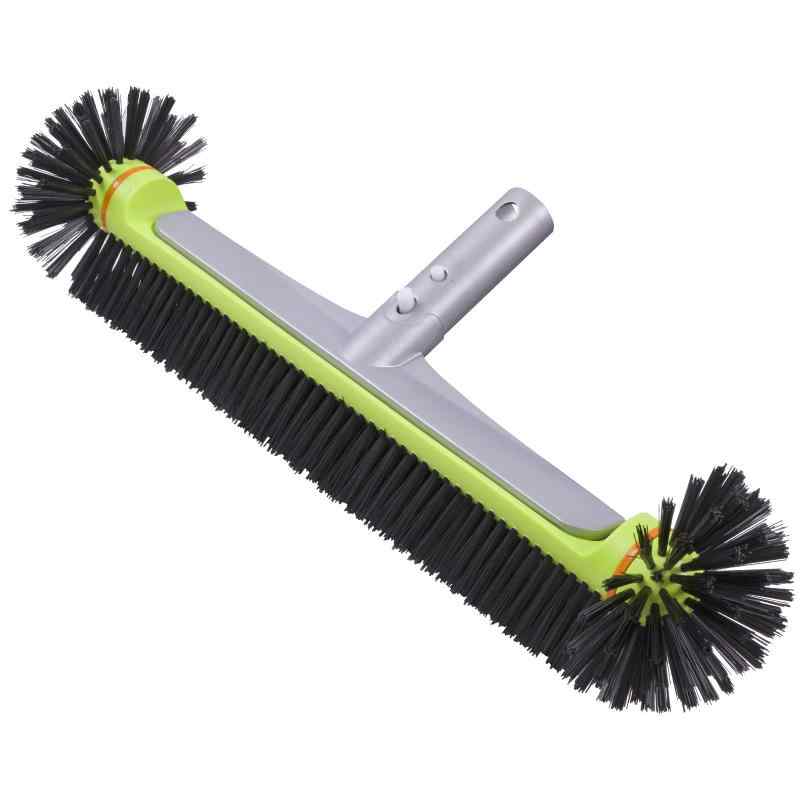 CLEAN WORLD Swimming Pool Scrub Brushes Premium Strong Bristle Pool Brush Head for Cleaning Walls,Heavy Duty Inground and Above Ground