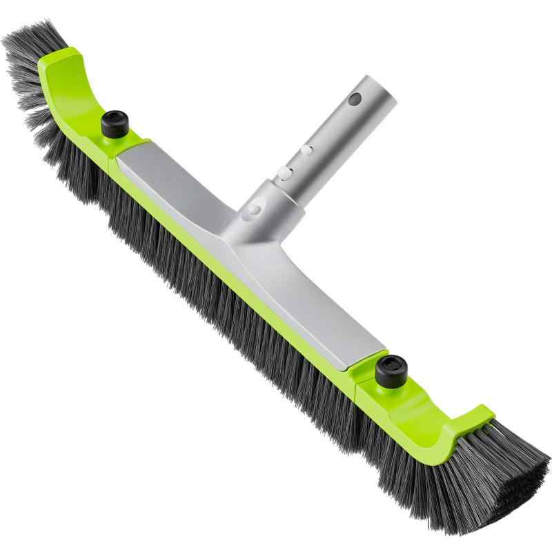 CLEAN WORLD Swimming Pool Scrub Brushes Premium Strong Bristle Pool Brush Head for Cleaning Walls,Heavy Duty Inground and Above Ground