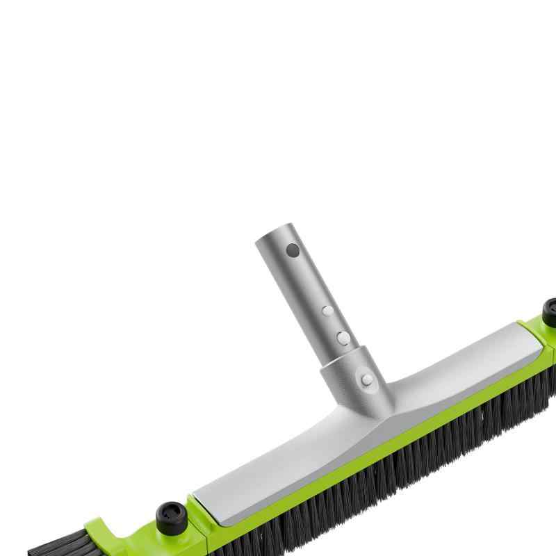 CLEAN WORLD Swimming Pool Scrub Brushes Premium Strong Bristle Pool Brush Head for Cleaning Walls,Heavy Duty Inground and Above Ground