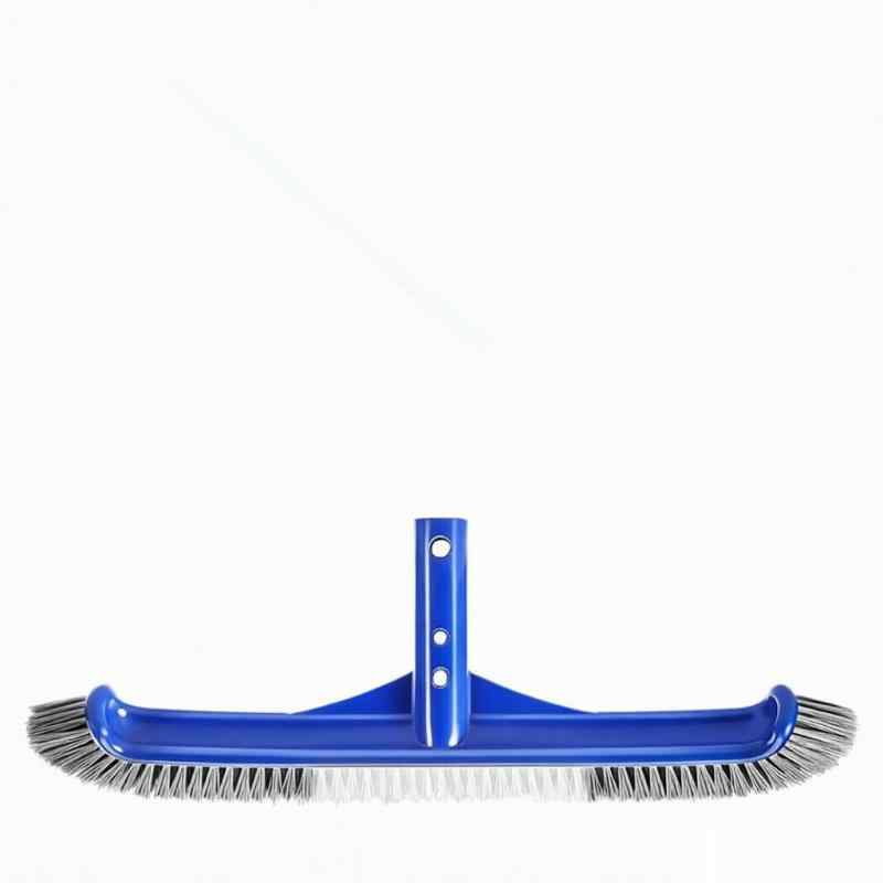 CLEAN WORLD Pool Brush Head Curved Ends High-Efficiency Pool Scrub Brush for Cleaning Pool Walls with Premium Nylon Bristles