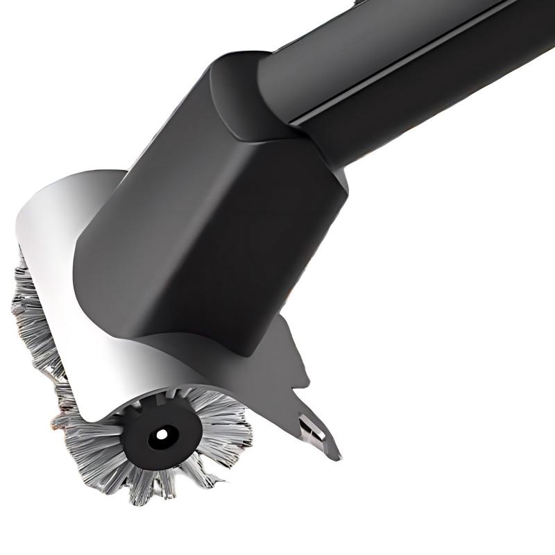 CLEAN WORLD Kitchen Grill Brush Rechargeable Electric BBQ Grill Brush, 2600mAh Battery, 2-Speed Power, LED Light, 100 Mins Long Runtime, 304 Stainless Steel Heat Resistant Grill Cleaner for Outdoor Camping & Grilling