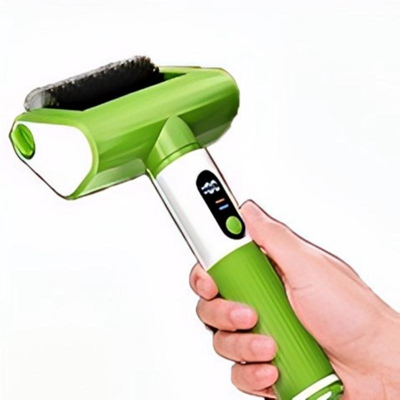 CLEAN WORLD Kitchen Grill Brush Electric Grill Brush, 2-Speed BBQ Grill Brush with LED Light/Screen Powerful Cleaning 800RPM/4000mAh/2 Brush Heads No Bristle Shedding Rechargeable Lightweight Grill Cleaner for Outdoor/Camping