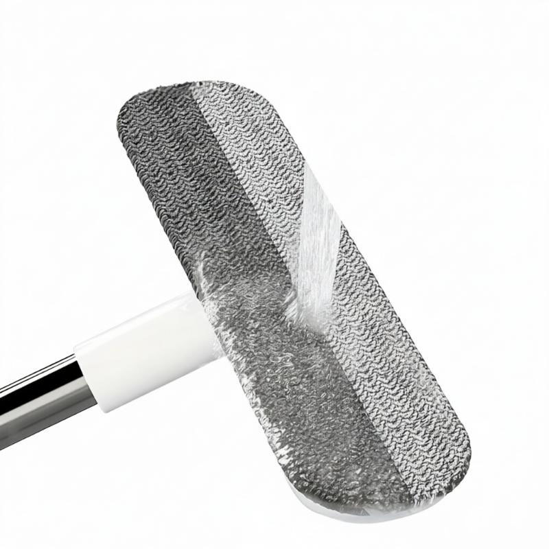 CLEAN WORLD Hot Selling Reusable Stainless Steel Carpet Hair Removal Brush Household Telescopic Eco-Friendly Cleaning Tools