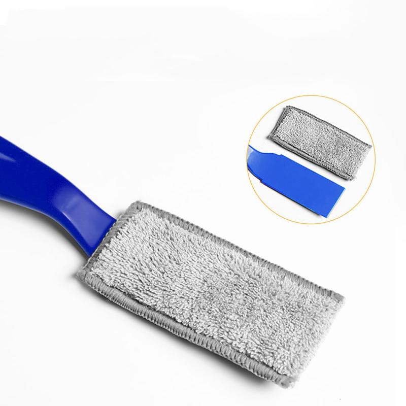 CLEAN WORLD Soft Auto Double Head Brush Clean Tools Duster Detailing Cleaning Brushes for Air Conditioning Vent