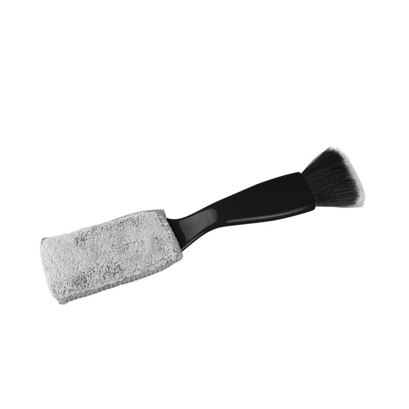 CLEAN WORLD Soft Auto Double Head Brush Clean Tools Duster Detailing Cleaning Brushes for Air Conditioning Vent