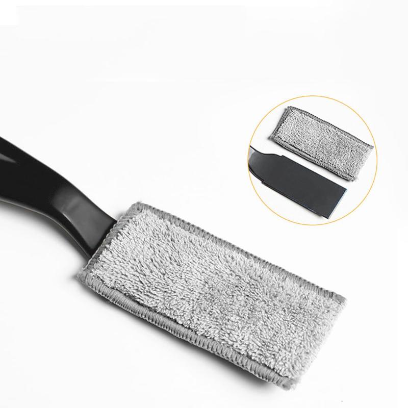 CLEAN WORLD Soft Auto Double Head Brush Clean Tools Duster Detailing Cleaning Brushes for Air Conditioning Vent
