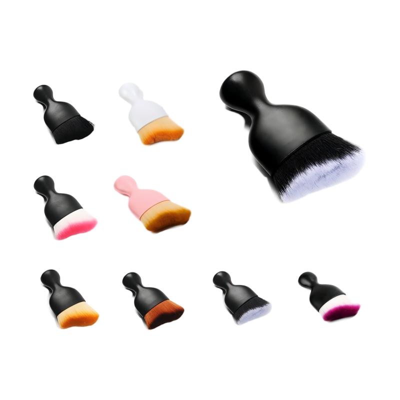 CLEAN WORLD Car detailing brush, 7PCS Car Detailing Brush Set, Ultra Soft Boars Hair Car Interior Detailing Brushes, Car Interior Detailing Kit, Car Cleaning Gel Supplies Kit, Car Dust Brush, Car Accessories for Truck, Suv, Interior