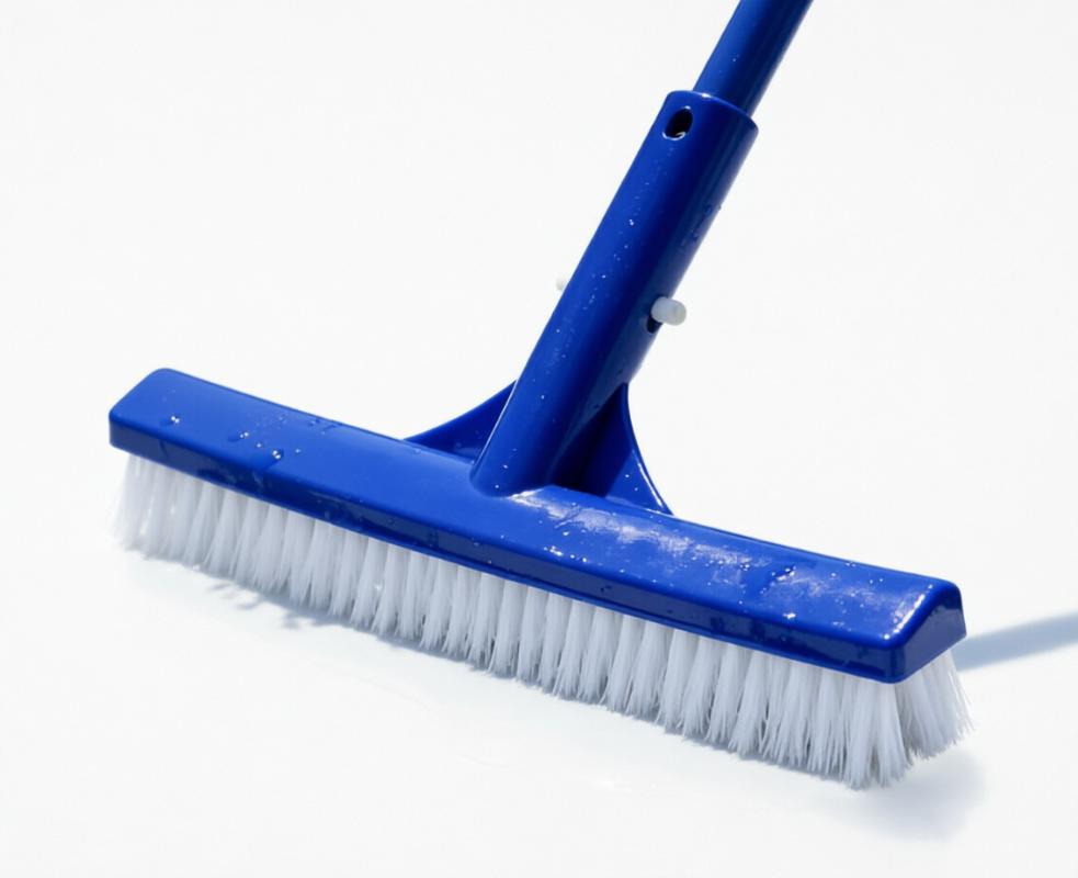 CLEAN WORLD Plastic Swimming Pool Cleaning Brush Multi-Use Cleaner Pool Brush Head for Pool Walls, Tiles & Floors