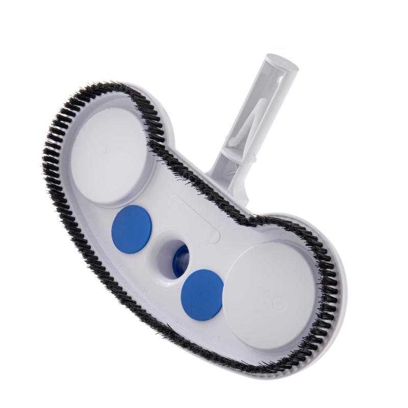 CLEAN WORLD Swimming Pool Vacuum Cleaner Cleaning Tool Suction Head Fountain Brush with Nylon Bristles & Swivel Hose Connector