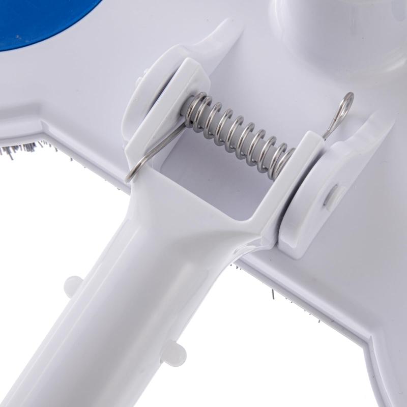 CLEAN WORLD Swimming Pool Vacuum Cleaner Cleaning Tool Suction Head Fountain Brush with Nylon Bristles & Swivel Hose Connector
