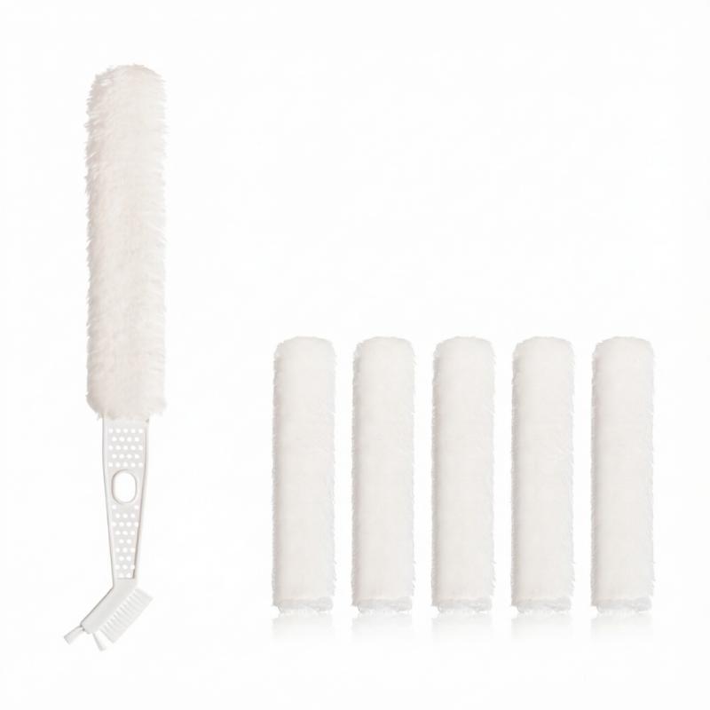 CLEAN WORLD Cleaning Brush Bendable Cobweb Duster Reusable Dust Remover for Air Conditioner, Ceiling Fan Blades, Curtains, Cars