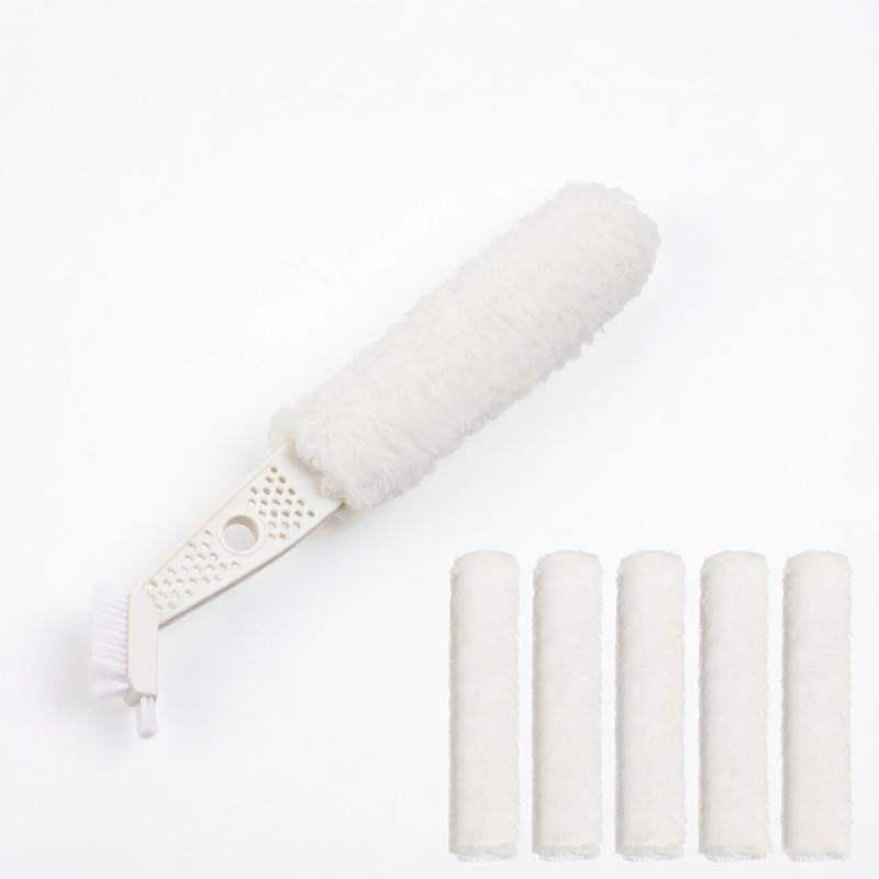 CLEAN WORLD Cleaning Brush Bendable Cobweb Duster Reusable Dust Remover for Air Conditioner, Ceiling Fan Blades, Curtains, Cars