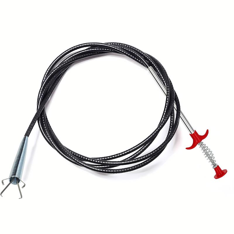 CLEAN WORLD Drain Clog Remover Drain Cleaner Brush Toilet Sewer Shower Kitchen Bathroom Tub Clogged Drains Opener Cleaning Tool