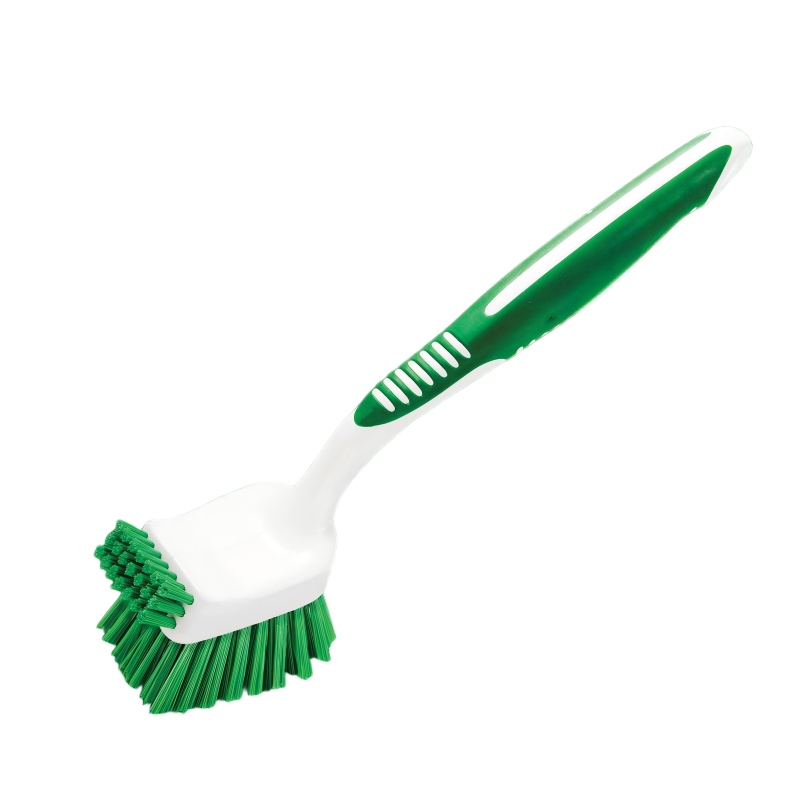 CLEAN WORLD Bathroom Brush, Heavy Duty Scrub Brush Kit | Cleaning Brushes for Household Use | Tub Scrubber | Easy Grip Scrub Brush | Big Job Kitchen Brush | Dual Sided Tile & Grout Brush | 3 Different Brushes Included