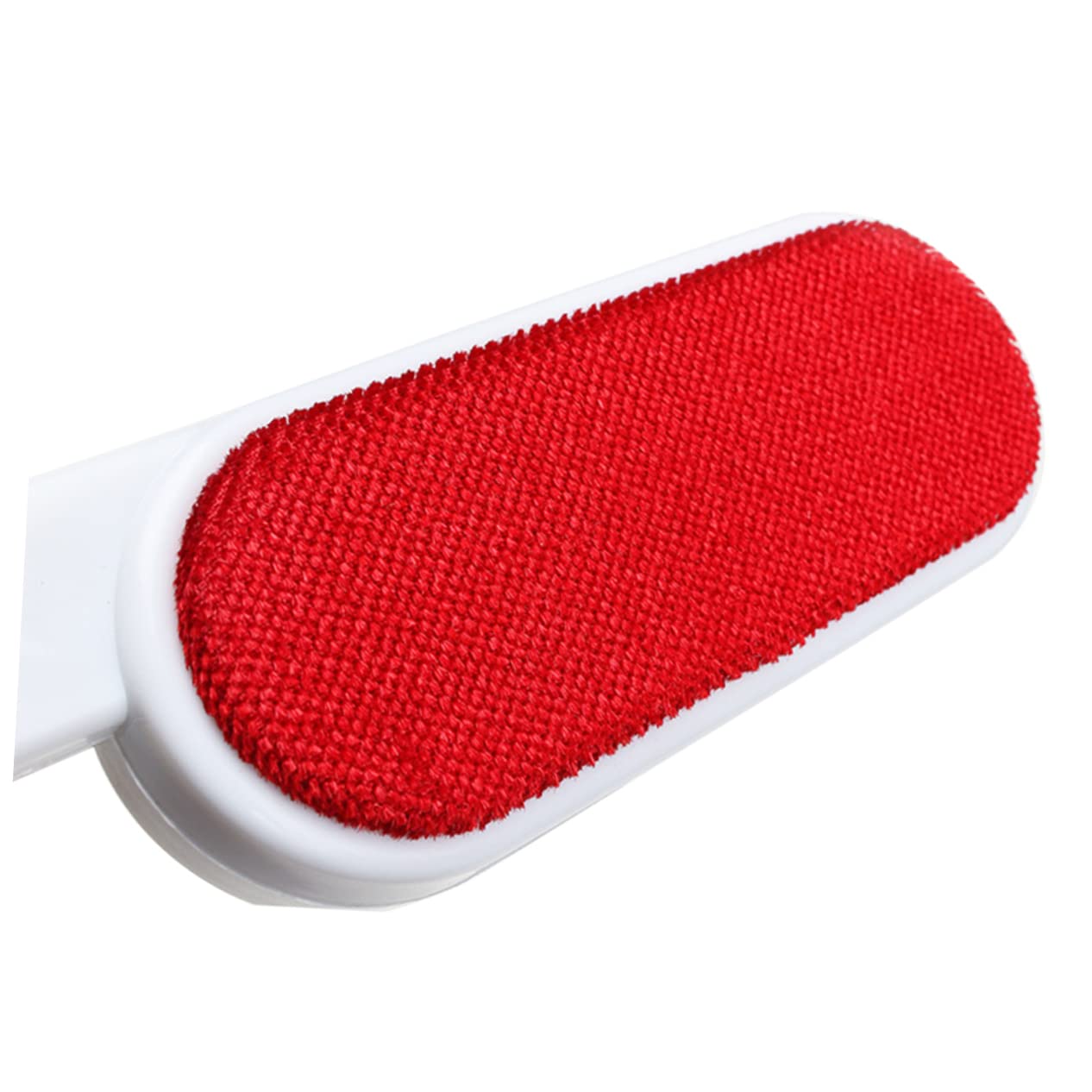 CLEAN WORLD Double Side White&Red Fabrics Household Cleaner Brush Clothes Carpets and Sofas Lint Dust Cleaning Brush