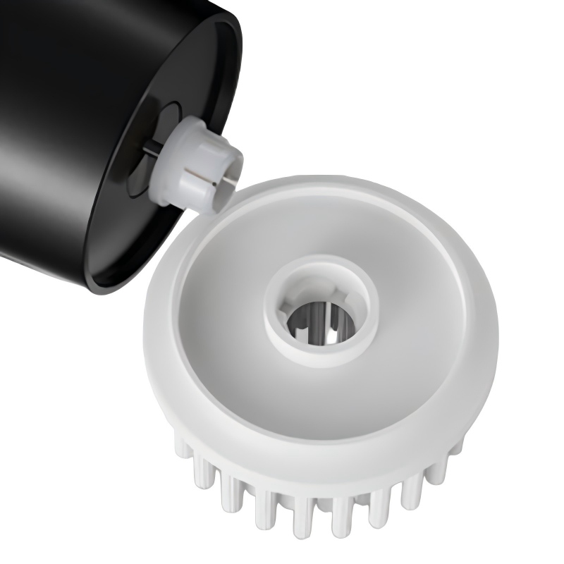 CLEAN WORLD Bathroom Brush, Electric Spin Scrubber, Cordless Shower Scrubber with Battery Level Display, 2 Speeds Electric Scrubber for Cleaning with 6 Replaceable Heads, Cleaning Brush for Bathroom/Sink/Window