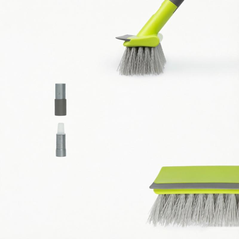 CLEAN WORLD Household Floor Scrub Brush Deck Brush for Cleaning Concrete, Patio, Garage, Kitchen, Carpet and Bathroom