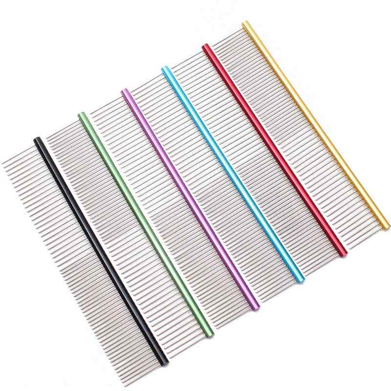 CLEAN WORLD Factory Hot Selling Easy Using Cleaning Shedding Dog Hair Pet Cat Brush Dog Grooming Comb