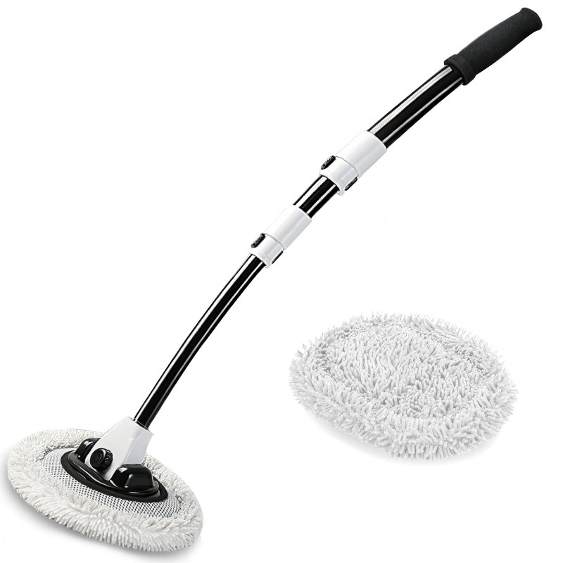 CLEAN WORLD Car body brush, 15° Curved Car Wash Brush with Long Handle 43