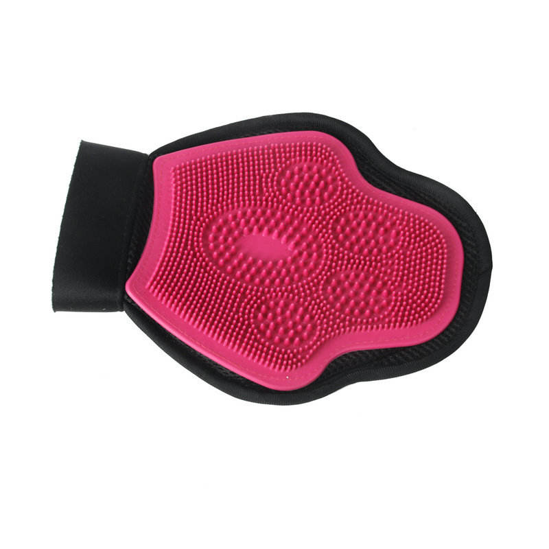 CLEAN WORLD Pet Bath Brush Gloves Silicone Self Clean Pet Hair Cleaning Baths Brush Dog Massage Grooming Gloves