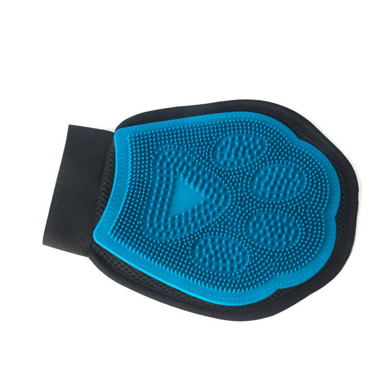 CLEAN WORLD Pet Bath Brush Gloves Silicone Self Clean Pet Hair Cleaning Baths Brush Dog Massage Grooming Gloves