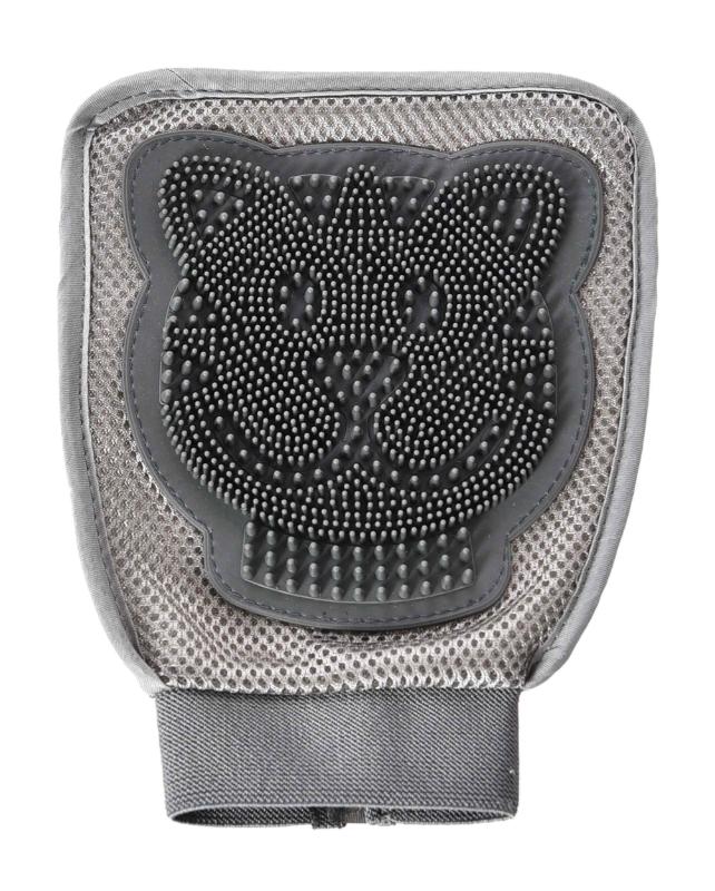 CLEAN WORLD Factory Direct Sale Rubber Cat Pattern Cute Washing Hair Brush Dog Cat Glove