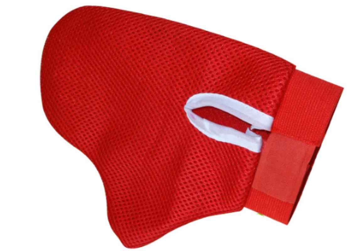 CLEAN WORLD Dog Grooming Rubber Massage Glove with Nylon Hair Removal Tool for Cats for Pet Grooming Products