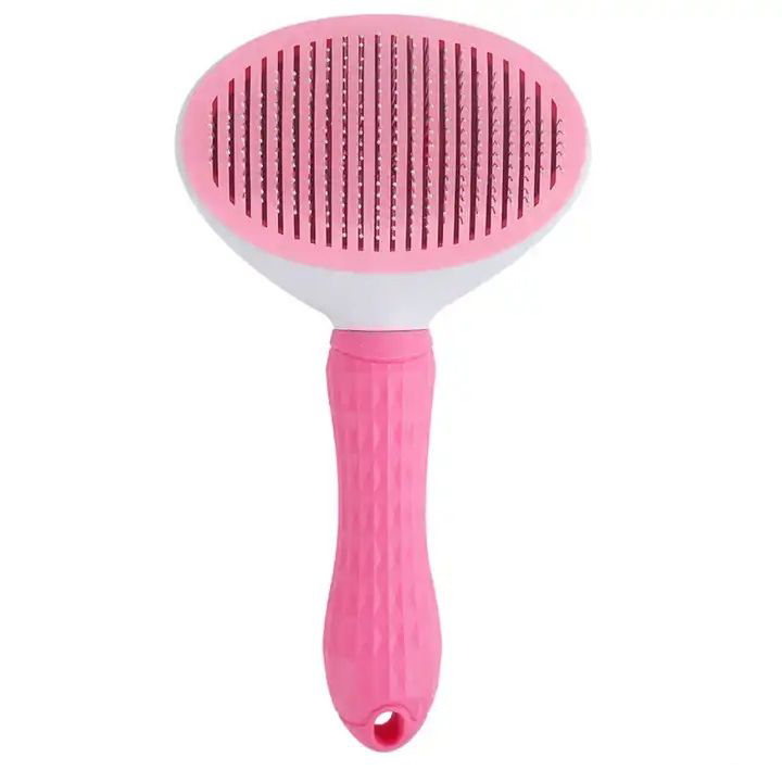 CLEAN WORLD Pet Slicker Brush Dog Cat Grooming Shedding Brush Stainless Steel Massaging Tool Cleaning Comb