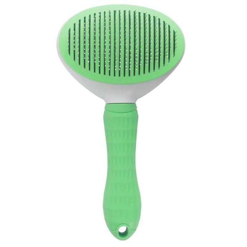 CLEAN WORLD Pet Slicker Brush Dog Cat Grooming Shedding Brush Stainless Steel Massaging Tool Cleaning Comb