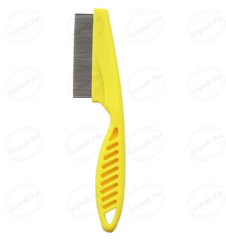 CLEAN WORLD Stainless Steel Pet Lice Comb Tear Stain Removal Tick Flea Removal Grooming Tool for Dogs Cats