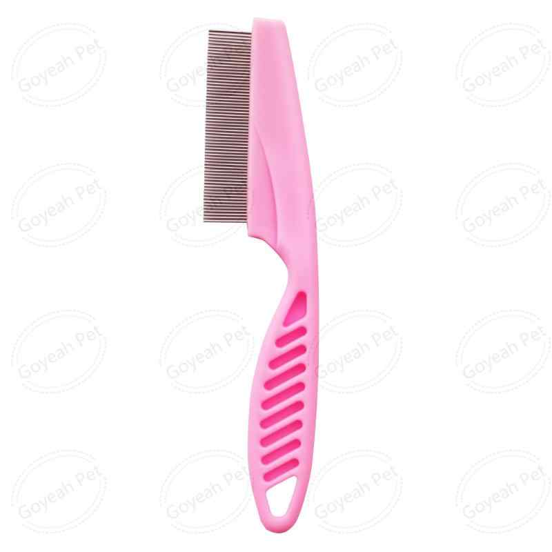 CLEAN WORLD Stainless Steel Pet Lice Comb Tear Stain Removal Tick Flea Removal Grooming Tool for Dogs Cats