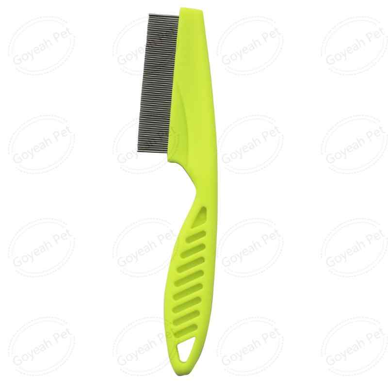 CLEAN WORLD Stainless Steel Pet Lice Comb Tear Stain Removal Tick Flea Removal Grooming Tool for Dogs Cats
