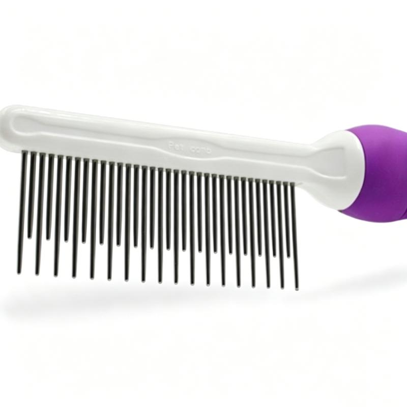CLEAN WORLD Eco-Friendly Rubber Dog & Cat Hair Grooming Comb & Detangling Tool for Cleaning Pet Accessories