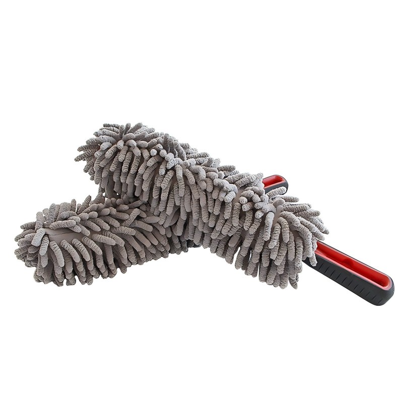 CLEAN WORLD Car detailing brush, Professional Car Duster Interior – Car Accessories for Women and Men (Lint & Scratch Free)