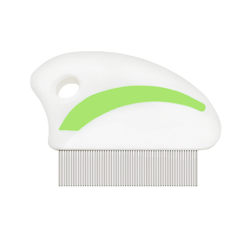 CLEAN WORLD Hot Selling Small Animal Lice Flea Remover Comfortable Rabbit Comb with Plastic Handle Pet Grooming Tool for Cats and Dogs