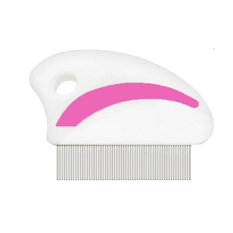 CLEAN WORLD Hot Selling Small Animal Lice Flea Remover Comfortable Rabbit Comb with Plastic Handle Pet Grooming Tool for Cats and Dogs