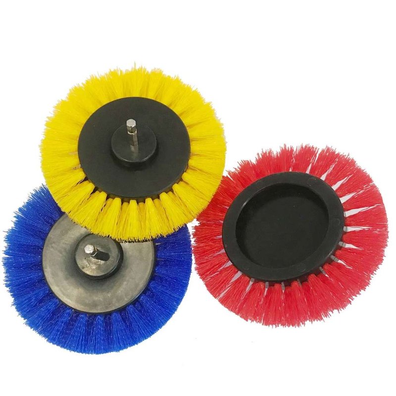 CLEAN WORLD Industrial Drill Brush Factory Drill Edge Brush Groove Brush Cleaning Groove