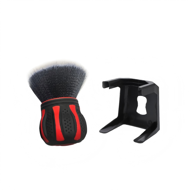 CLEAN WORLD Car detailing brush, Ultra Soft Detailing Brush, Car Detail Brush, Orange Handle XL Synthetic Brush - Ultra Soft Bristles, Comes with Storage Rack, Covers Large Area Inside or Outside Vehicles