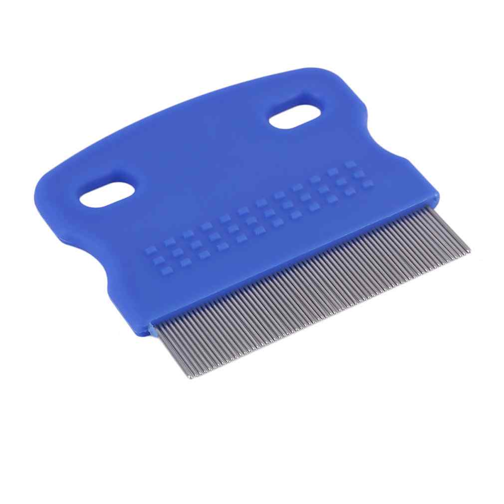 CLEAN WORLD Dog Flea Comb Steel Brush Hair Comb Dog Grooming Trimmer Cute Pet Cat Dog Comb Detangler Brush