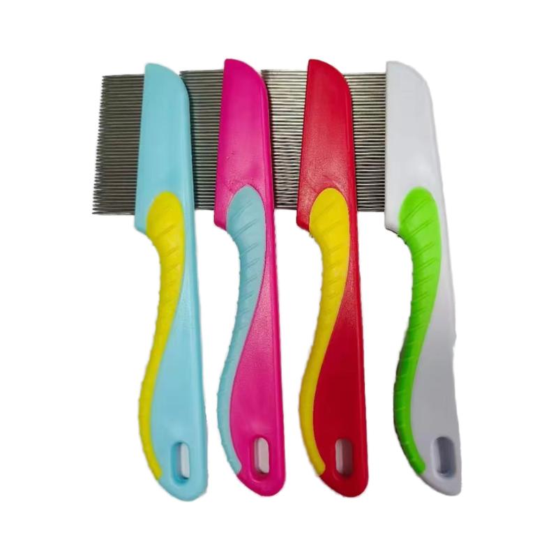 CLEAN WORLD Tick Multi Purpose Combs Stainless Steel Pet Comb for Hair & Lice Removal for Cat Cleaning