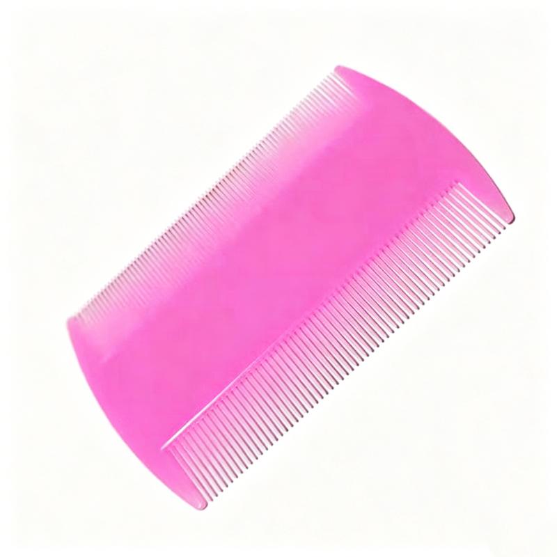 CLEAN WORLD Pet Double-sided Plastic Pet Comb for Cats-Removes Lice Stocked Dandruff Removal Hair Combs
