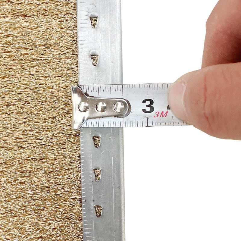 CLEAN WORLD Industrial Lath Strip Brush Customized Material Cement Brick Machine Strip Brush Steel Wire Nylon pp Filament Brick Machine Strip Brush