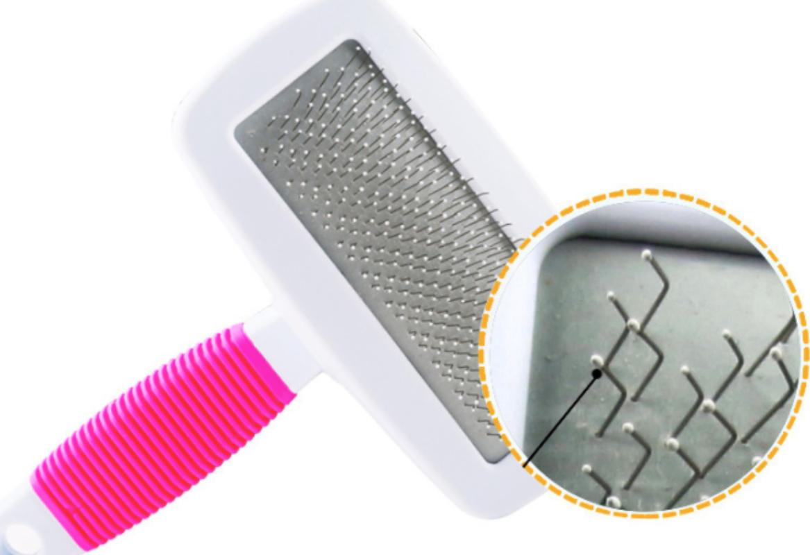 CLEAN WORLD Hot Selling Plastic Security Dog Cleaning Kit Two-color Fashion Pet Grooming Brush Set